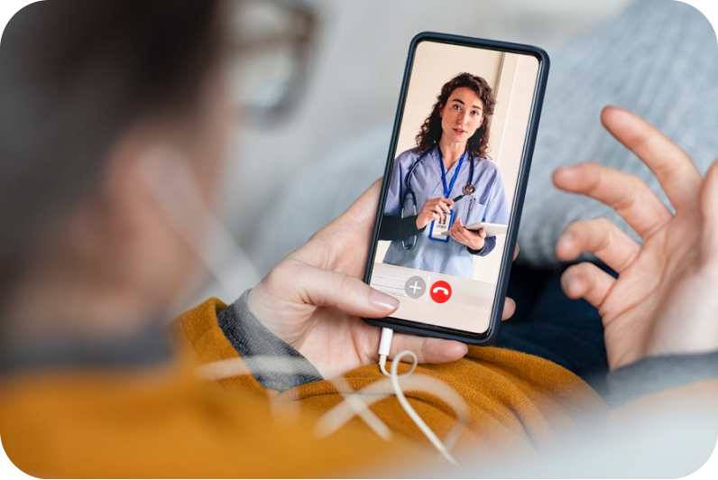 Video consultation with a doctor
