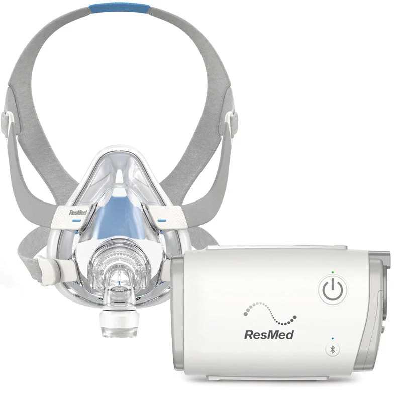 ResMed AirMini CPAP device with F20 mask