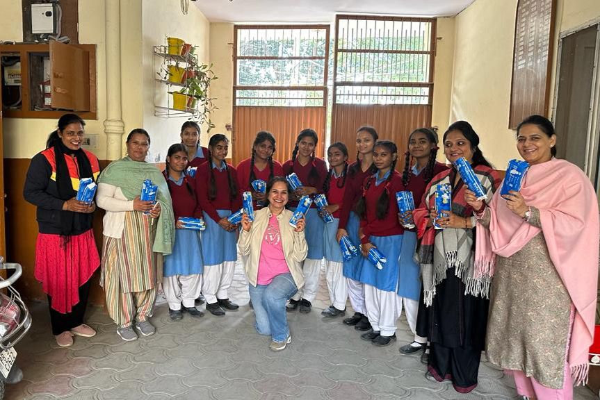 Pinky Bank at Nishkam Vidya Mandir, Ludhiana